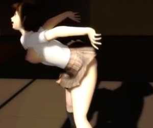 Mystery Shadow 3D Schoolgirl